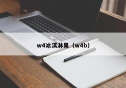 w4冰淇淋果（w4b）