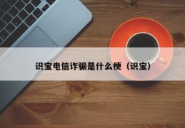 识宝电信诈骗是什么梗（识宝）