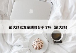 武大靖女友金朗雅分手了吗（武大靖）